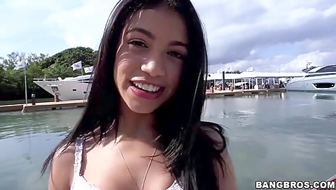 Sexy Latina Veronica Rodriguez Gets Fucked Hard In Public In Hd