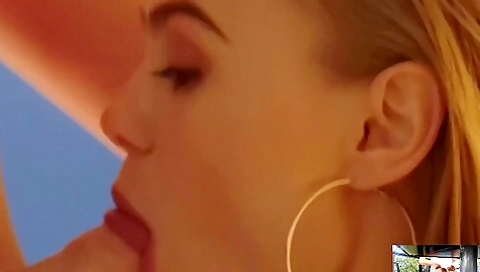 Horny From Slow Passionate Blowjob Outdoor