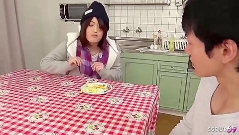 Japanese Stepsister First Time Suck